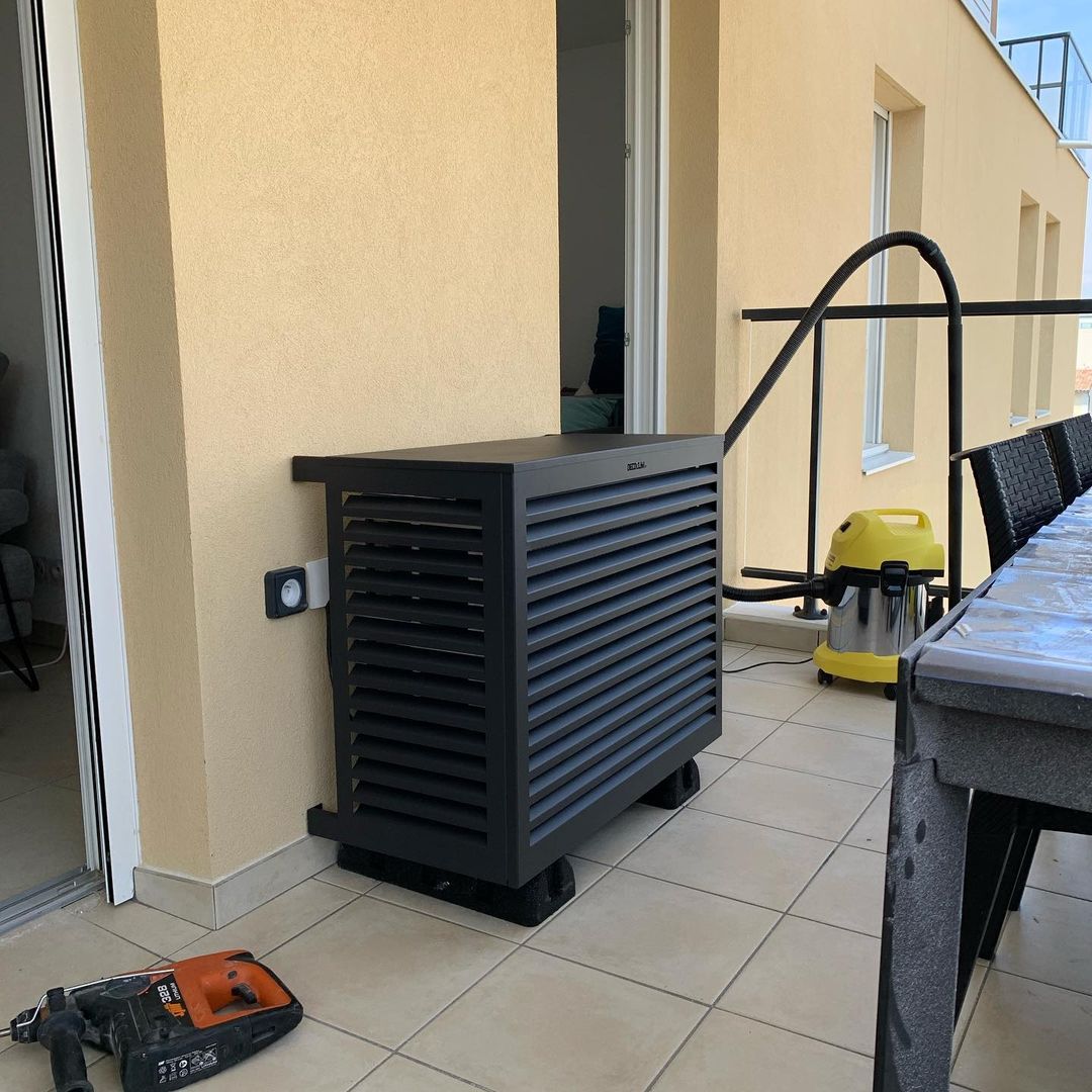 Cache bloc extérieur de climatiseur Deoclim